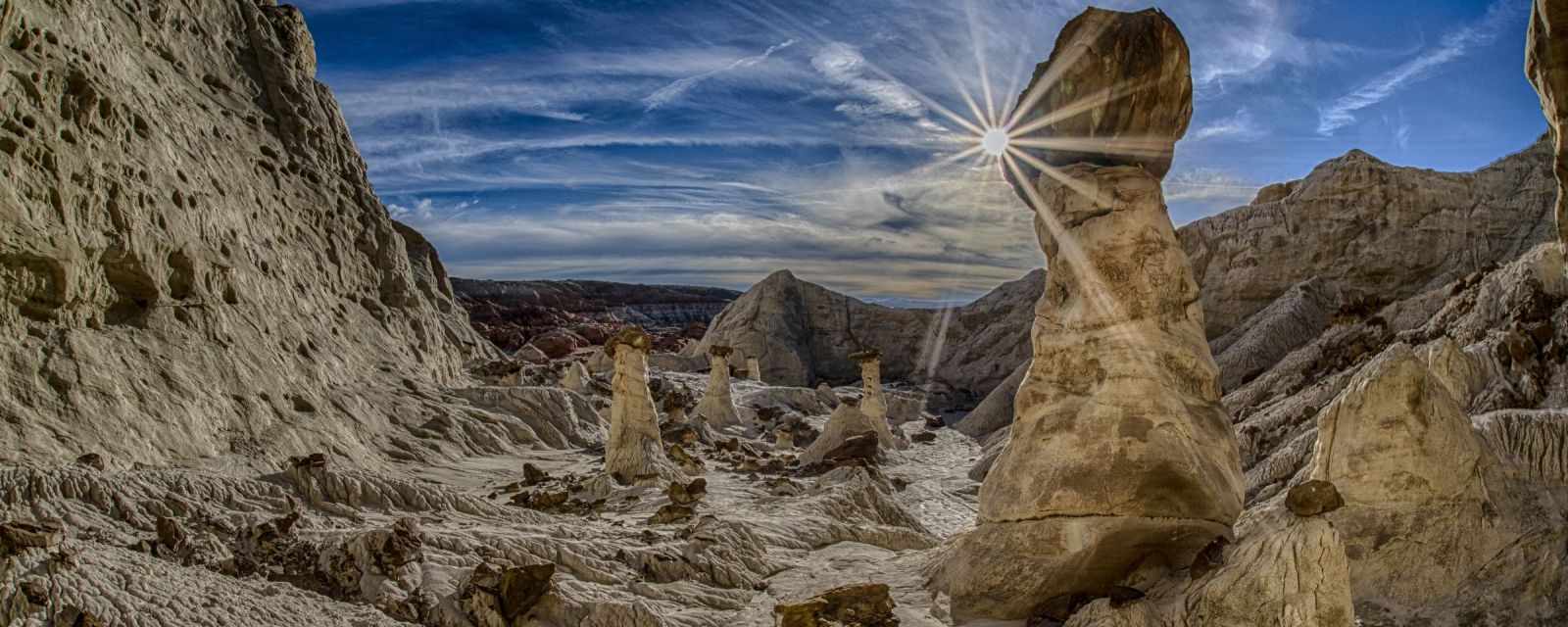 The Toadstools or Mushroom Rocks in Utah Close to Page