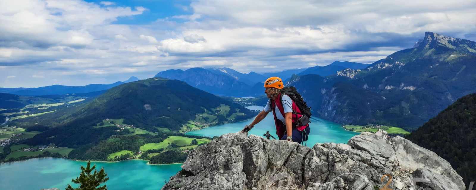 Drachenwand am Mondsee - Via Ferrata Dragon Wall at Moon Lake