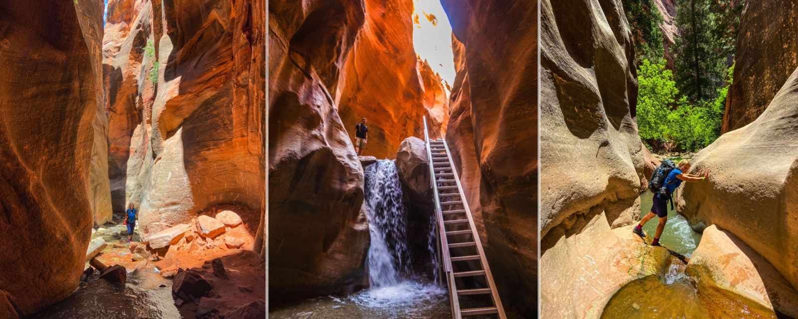 The Kanarra Falls Creek Slot Canyon