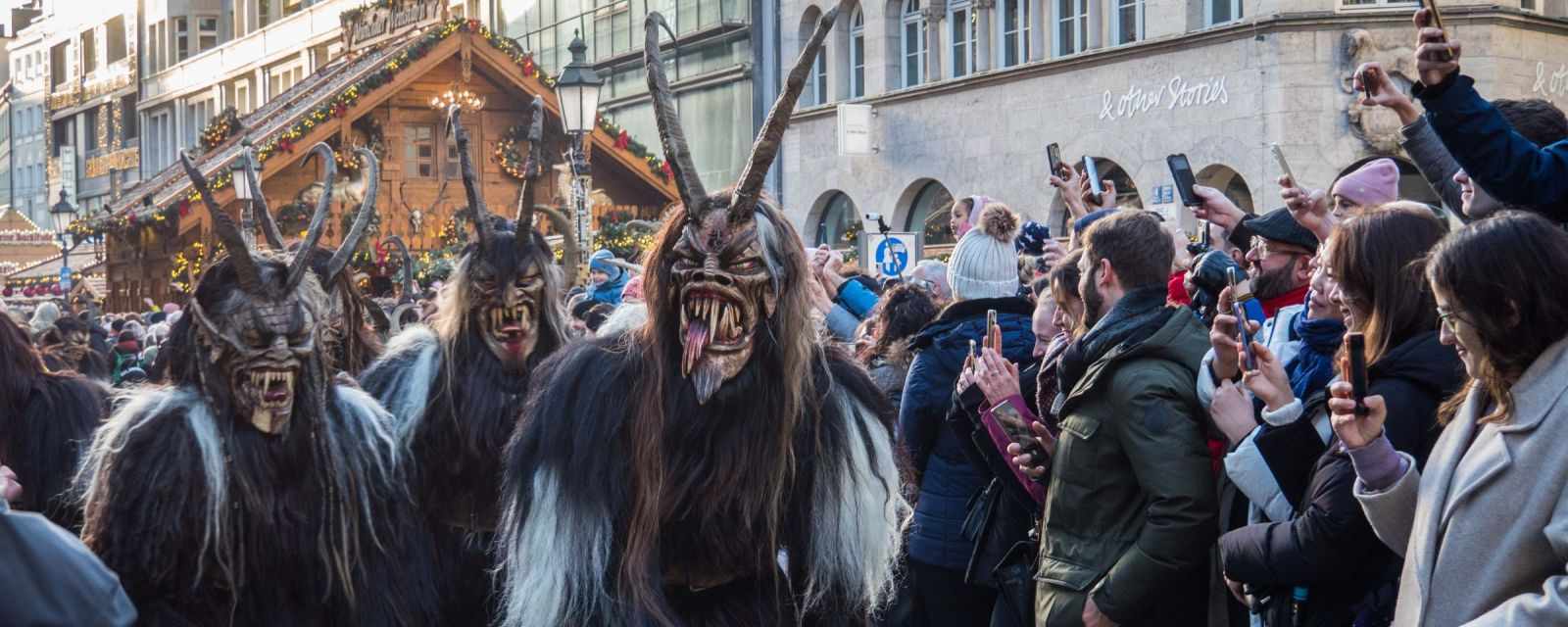 Krampus Run – Krampuslauf in Munich 2024, Bavaria and Austria in the Winter
