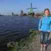 Me at Zaanse Schans Windmills