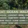 Cape Otway Lighthouse Hiking Sign