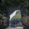 Bedruthan Steps arch Rock