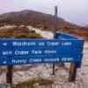 Hiking Trails sign