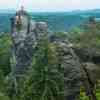 View from Bastei Bridge