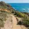 Trail down to the beach