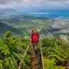 Me on the Haiku Stairs