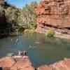 Fortescue Falls and pool in the dry season