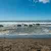 Moeraki Boulders during incoming tide