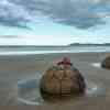 Me at Moeraki Boulders