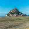 The marsh land in front of Mont Saint Michel