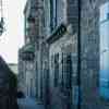 Narrow alleyway leading to Mont Saint Michel