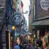 Busy alleyway during the day