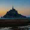 Mont Saint Michel at sunset
