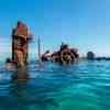 Tangalooma Ship Wreck during low tide