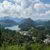 Hohenschwangau and Alpsee in summer