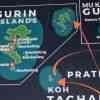Ko Surin Islands Map