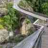 Staircase beginning from smallest car park