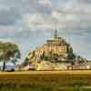 Mont Saint Michel in autumn