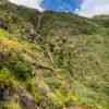 The waterfall from the clifftop at Vereda do Pesqueiro