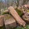 Left rocks from the restauration.