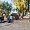 Camping at the Ningaloo Reef with parrots around us