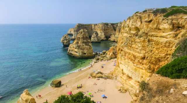 The famous Praia da Marinha 