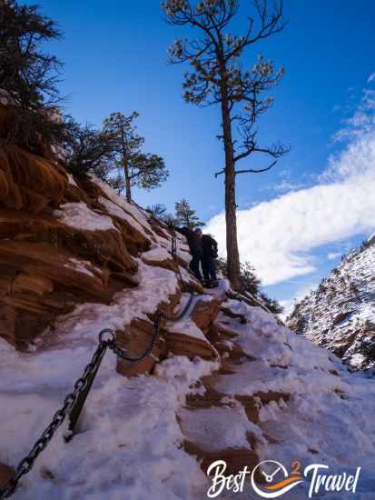 Another couple with a permit for Angels Landing.