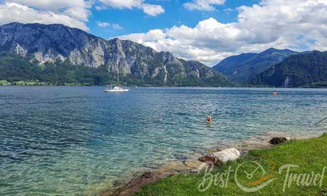 The crystal blue Attersee