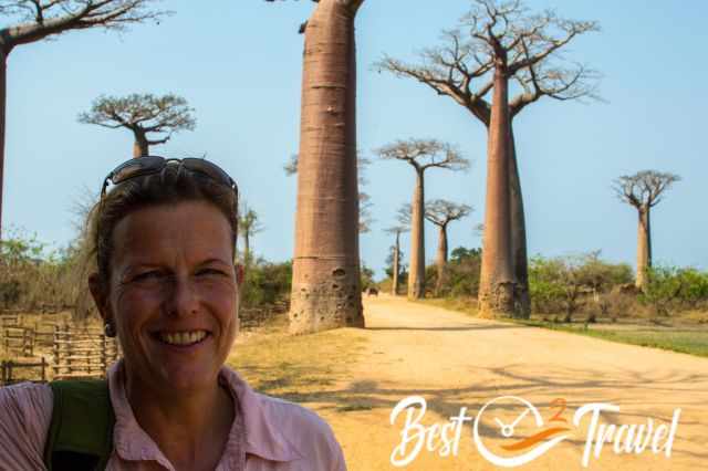 Me at Avenue de Baobab