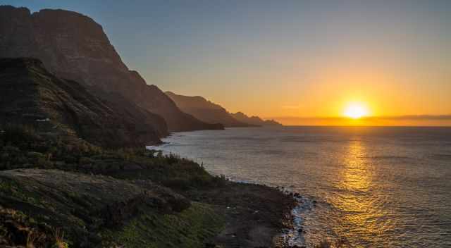 Sunset at Gran Canary - Guayedra Beach