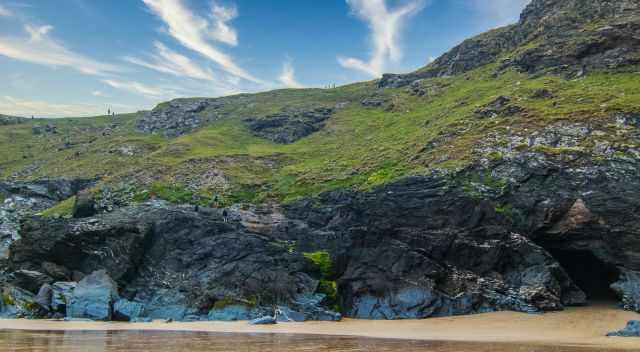 Emergency exit at the end of Bedruthan