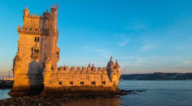 Belem Tower in the evening