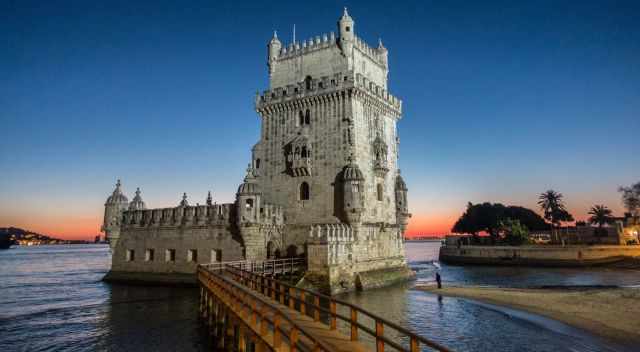 Torre de Belem at sunset