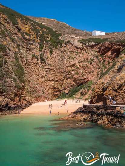 The Berlenga Beach with few visitors