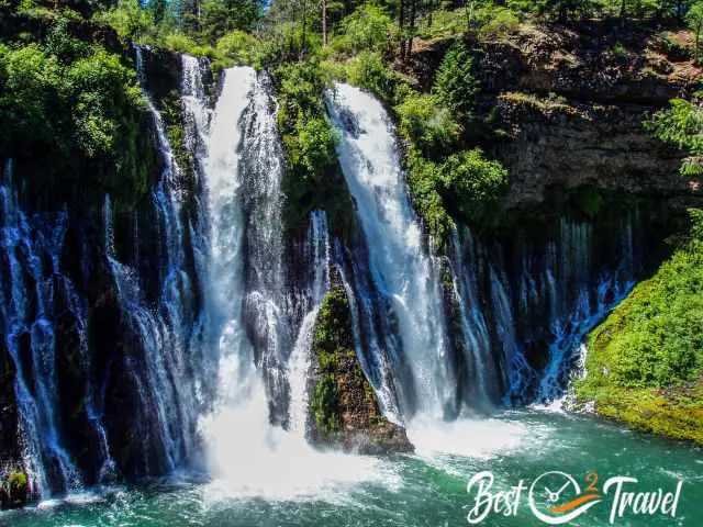 Burney Falls from the overlook close to the parking