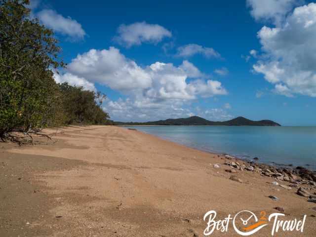 Smalleys Beach without any visitor.