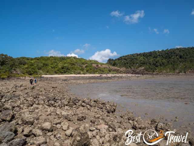 This area was formed by volcanic eruptions.