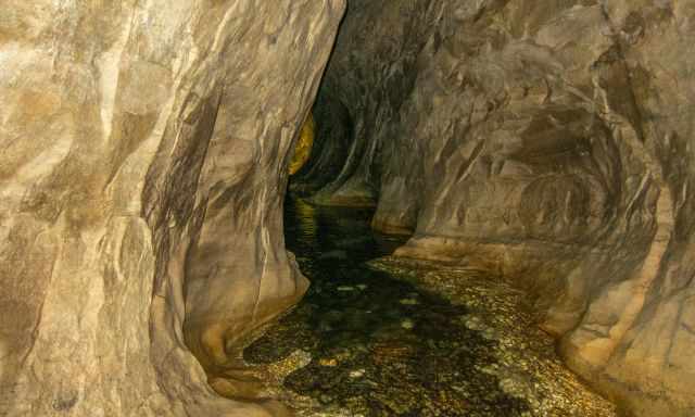 The Broken River Cave Stream in the summer.