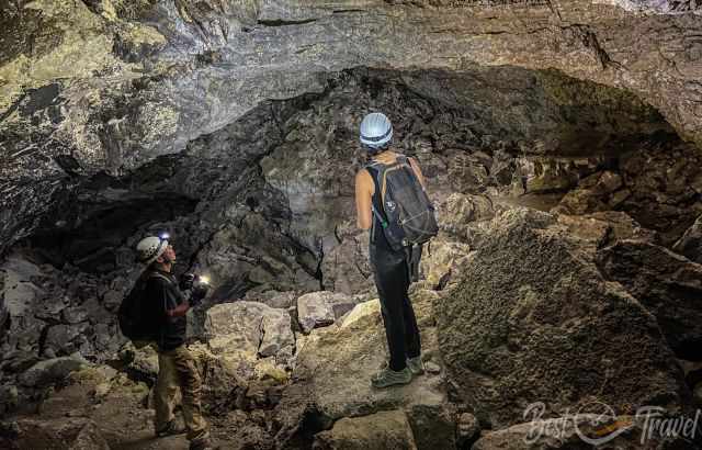 Lava Tube of Montana Corona in Lanzarote