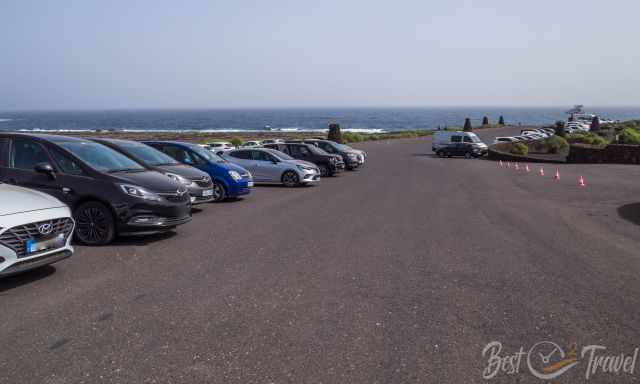 Parking at Jameos del Agua