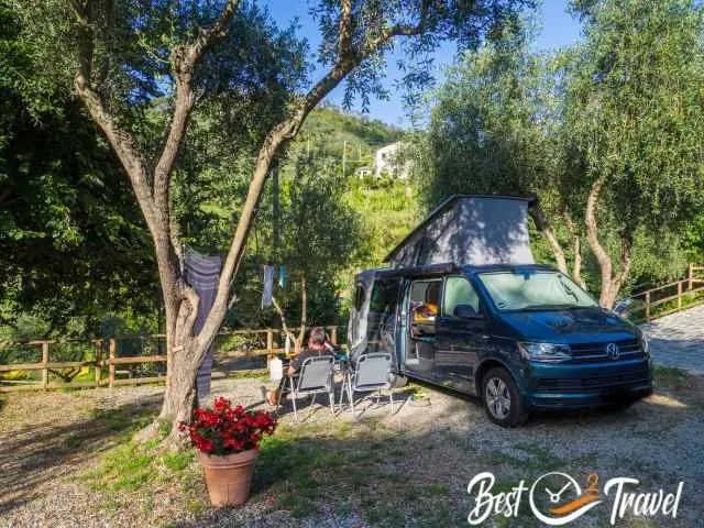 Camping in Levanto at Acqua Dolce