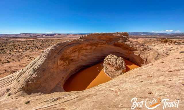 The Cosmic Ashtray and the surrounding landscape