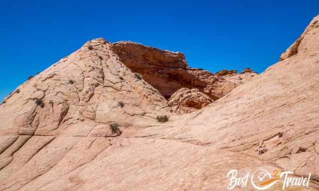 View from lower elevation to Cosmic Ashtray