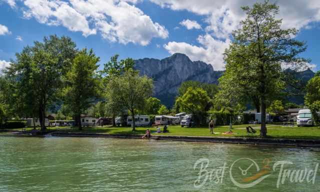 Our campground at Mondsee