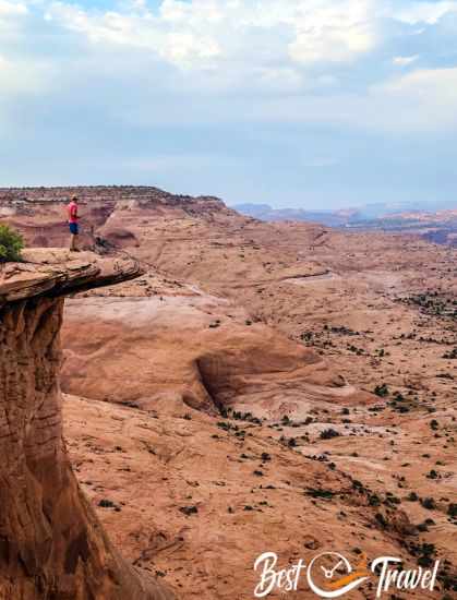 The spectacular landscape seen from Egypt