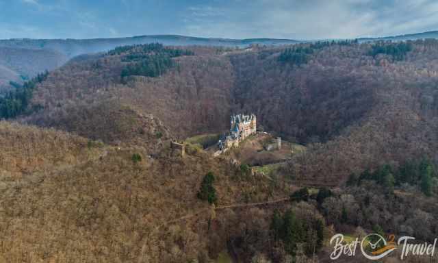 Eltz Castle Drone Shot 