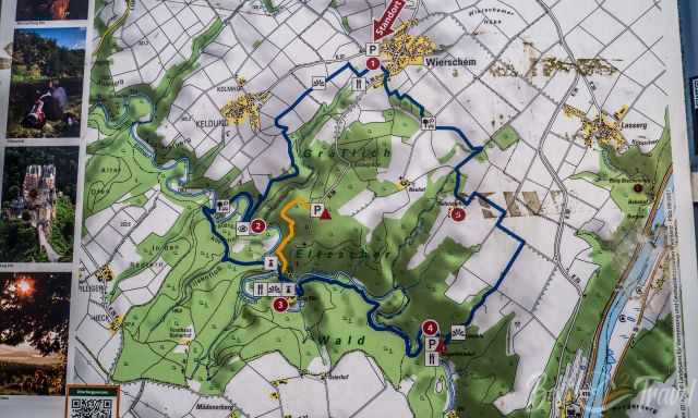 Hiking Trail Map Eltz Panorama Trail