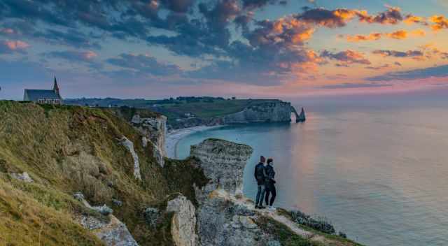 My friends at Etretat