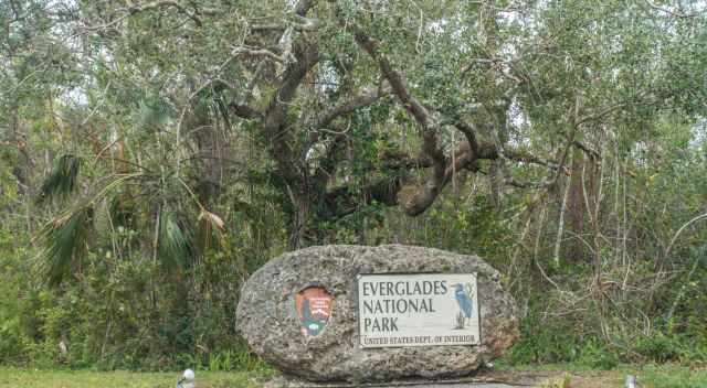 Everglades National Park Entrance Sign